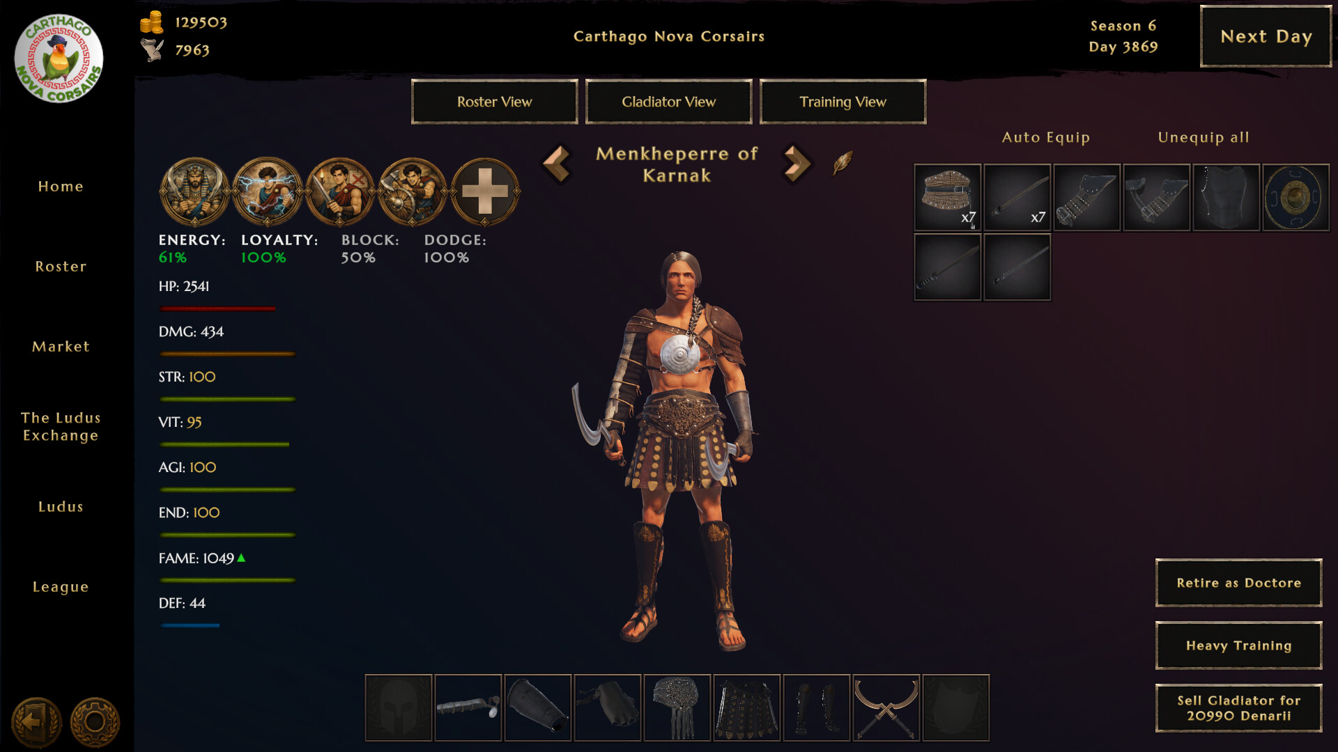 Ludus Magnatus: Gladiator Manager Simulator PC Steam CD Key