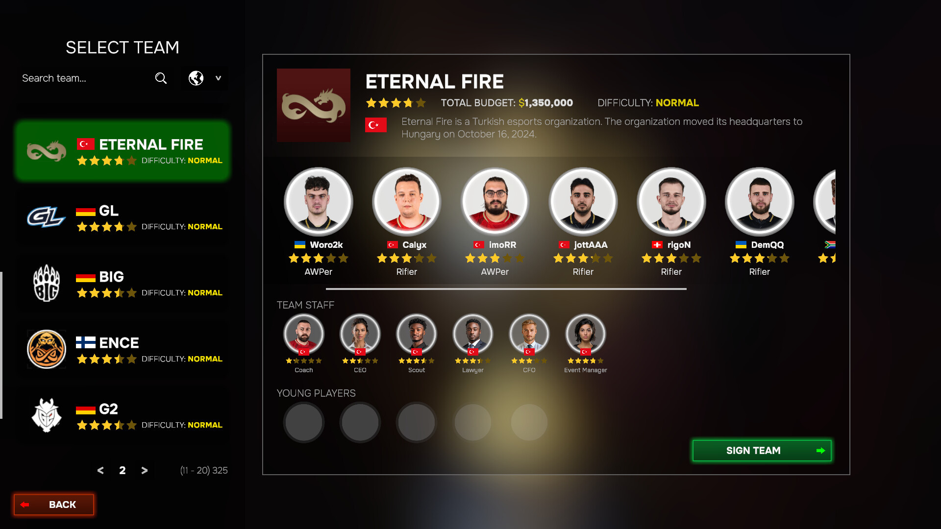 Esports Manager 2026 PC Steam Altergift
