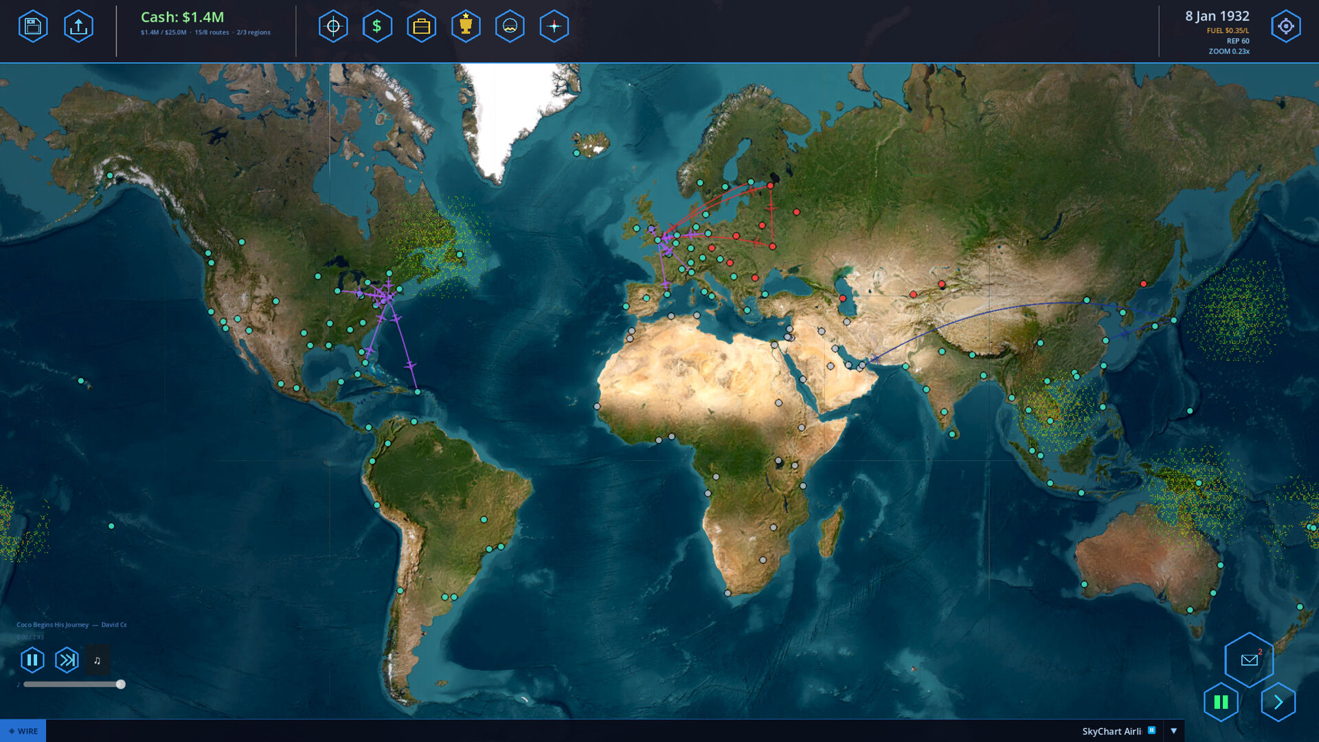 SkyChart: Airline Executive PC Steam CD Key
