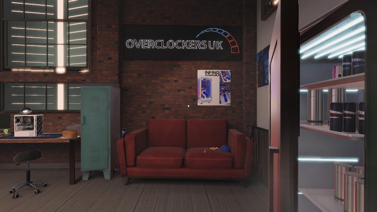 PC Building Simulator - Overclockers UK Workshop DLC EU Steam Klucz cyfrowy