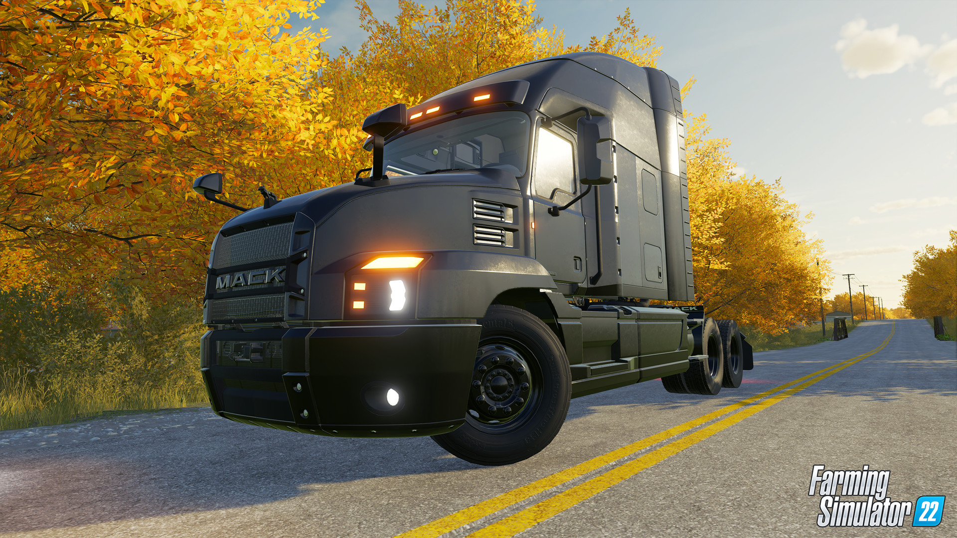 Farming Simulator 22 - Mack Trucks Black Anthem DLC PC Steam CD Key