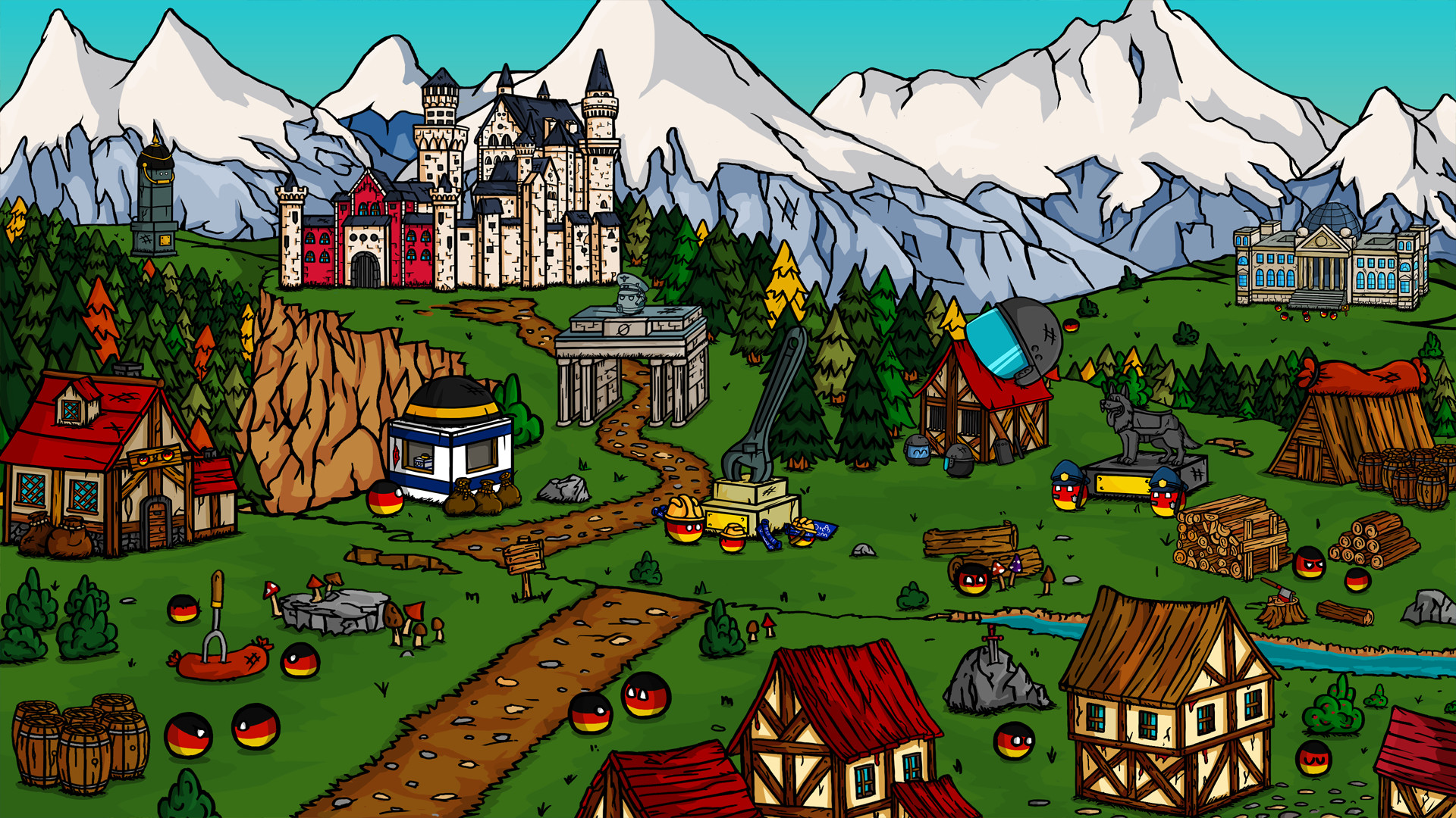CountryBalls Heroes PC Steam CD Key