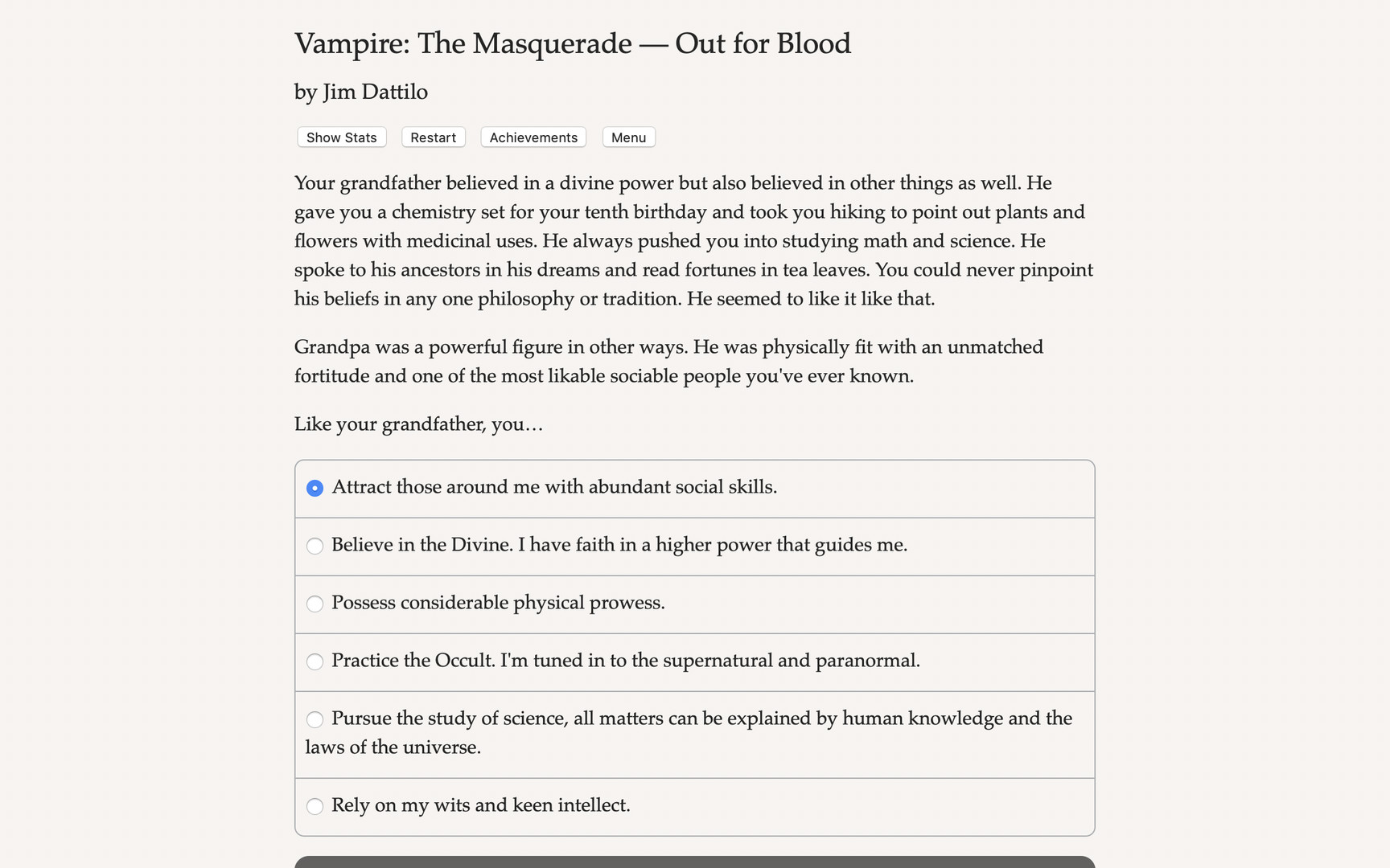 Vampire: The Masquerade - Out for Blood Steam CD Key