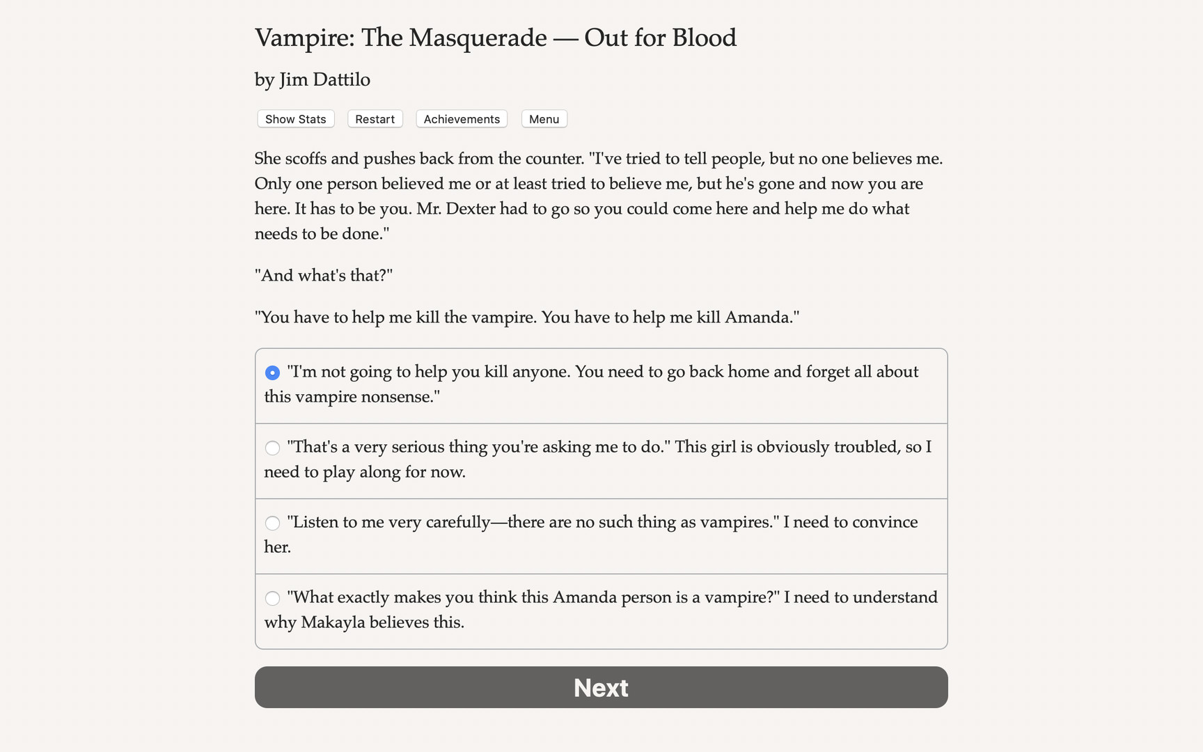 Vampire: The Masquerade - Out for Blood Steam CD Key