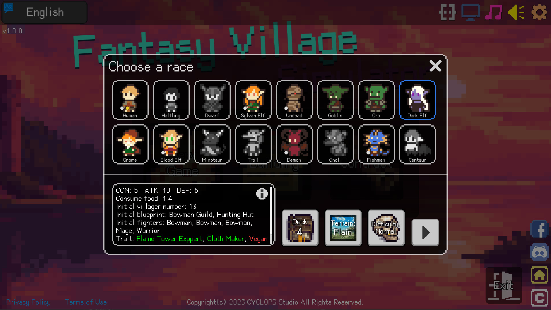 Fantasy Village Simulator PC Steam Account