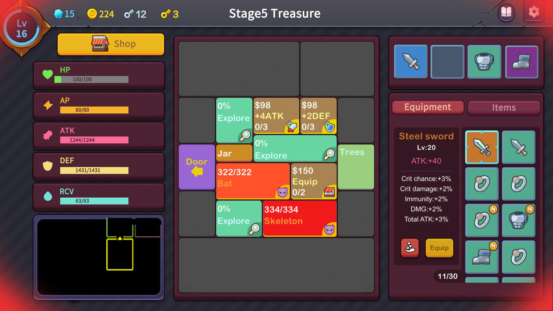Minimal Dungeon RPG Steam CD Key
