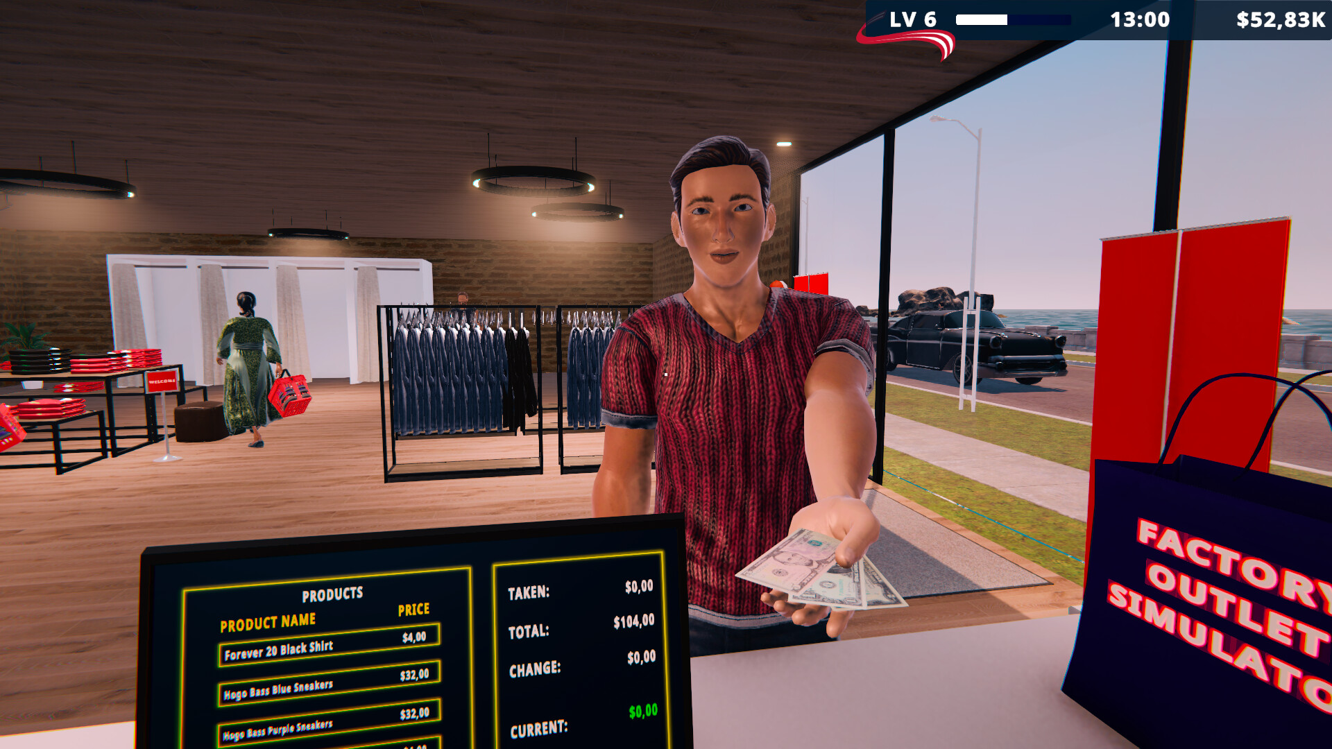 Factory Outlet Simulator PC Steam Account