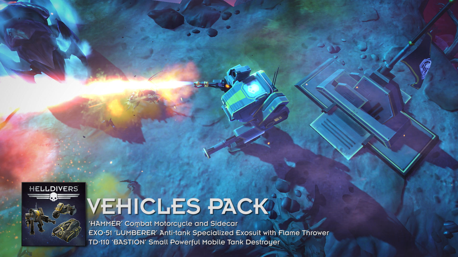 HELLDIVERS - Vehicles Pack DLC PC Steam CD Key