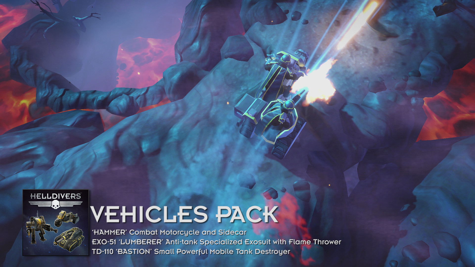 HELLDIVERS - Vehicles Pack DLC PC Steam CD Key