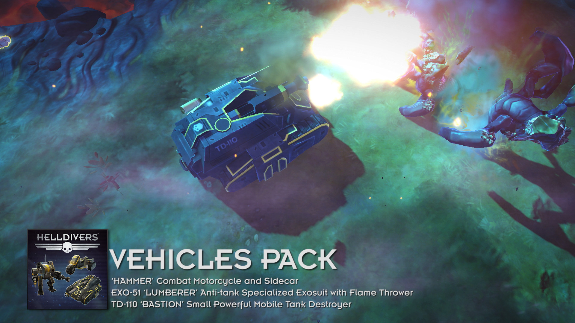 HELLDIVERS - Vehicles Pack DLC PC Steam CD Key