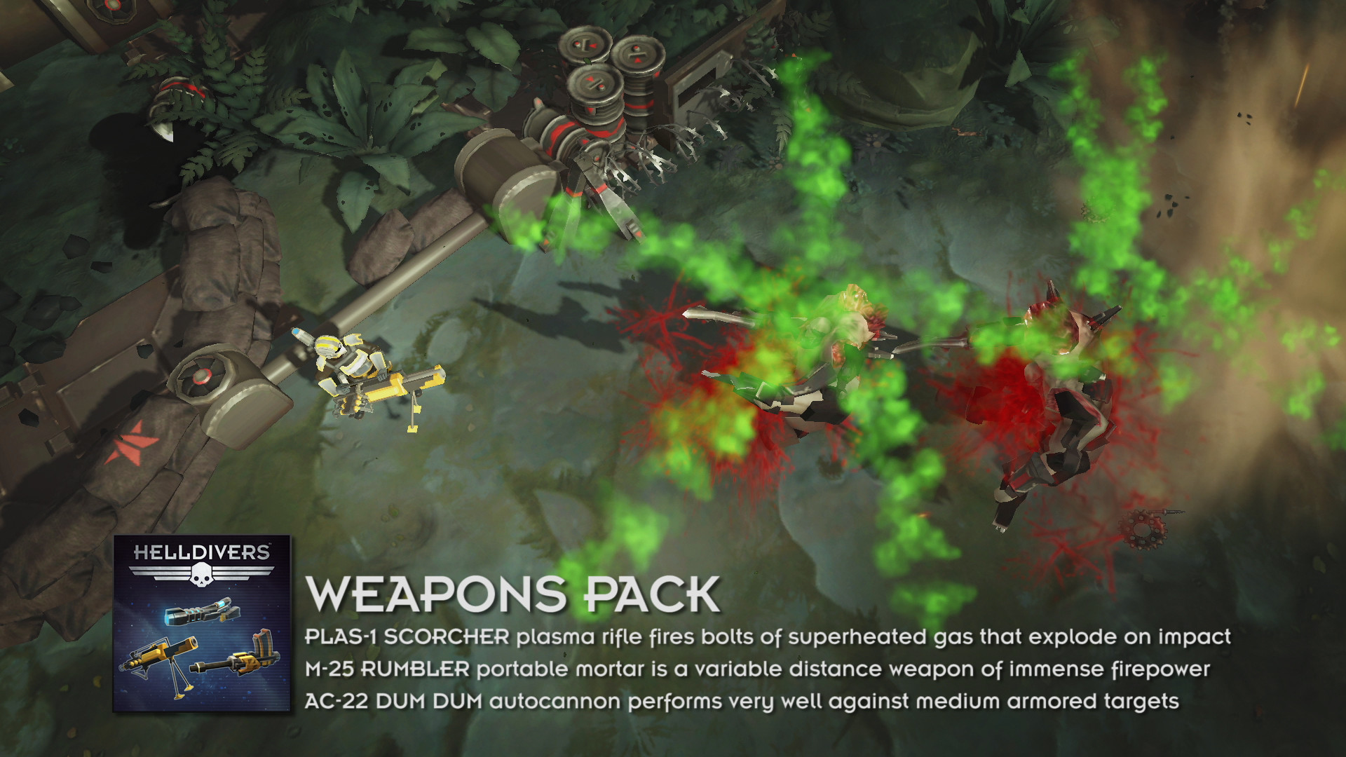 HELLDIVERS - Weapons Pack DLC PC Steam CD Key