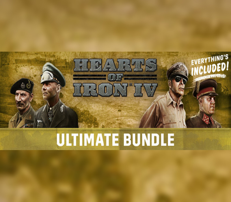 Hearts of Iron IV: Ultimate Bundle 2021 Steam Account