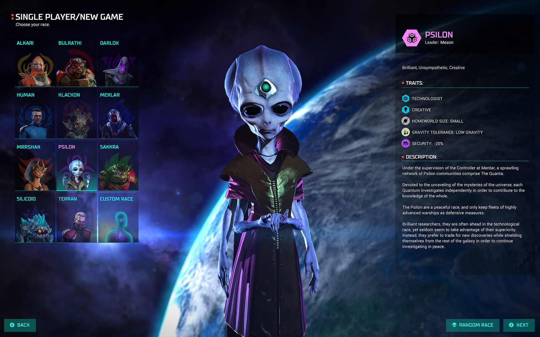 Master of Orion Steam Account