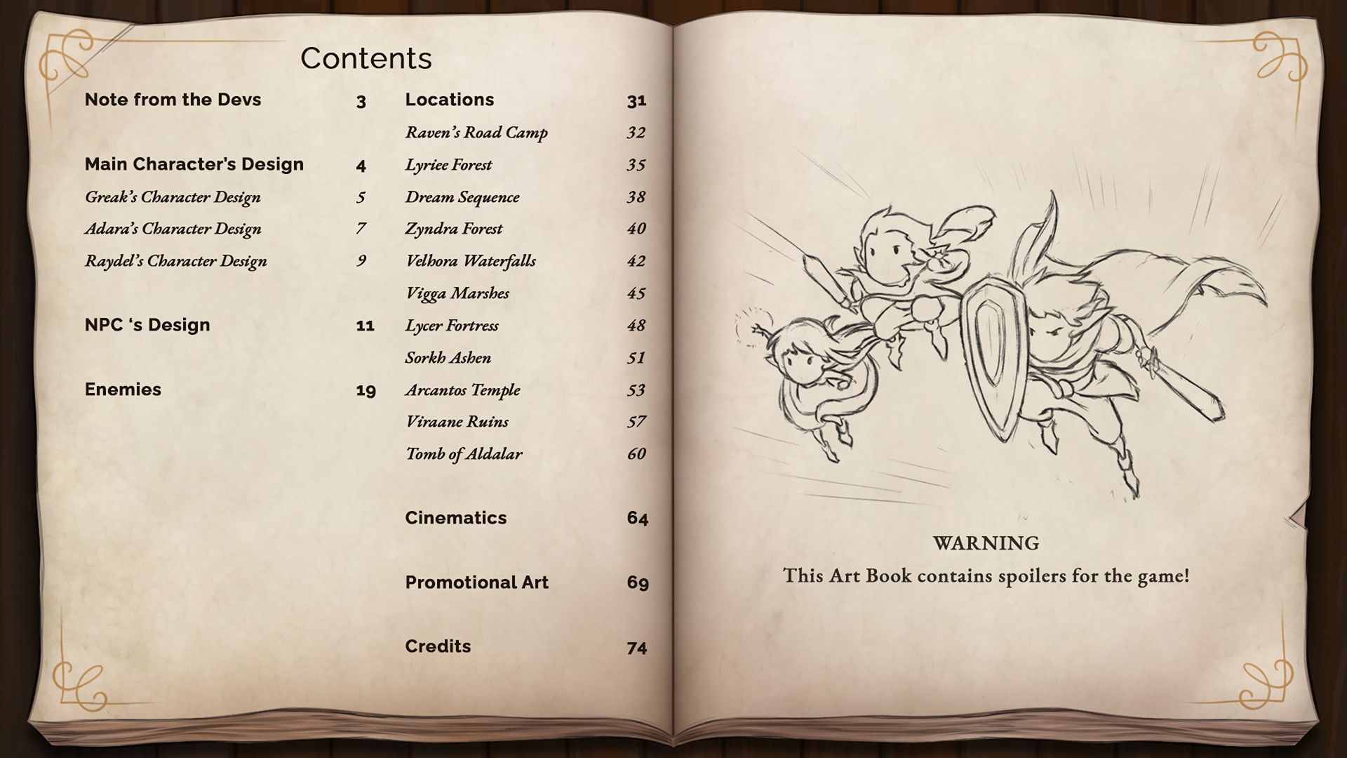 Greak: Memories of Azur - Digital Artbook DLC PC Steam CD Key
