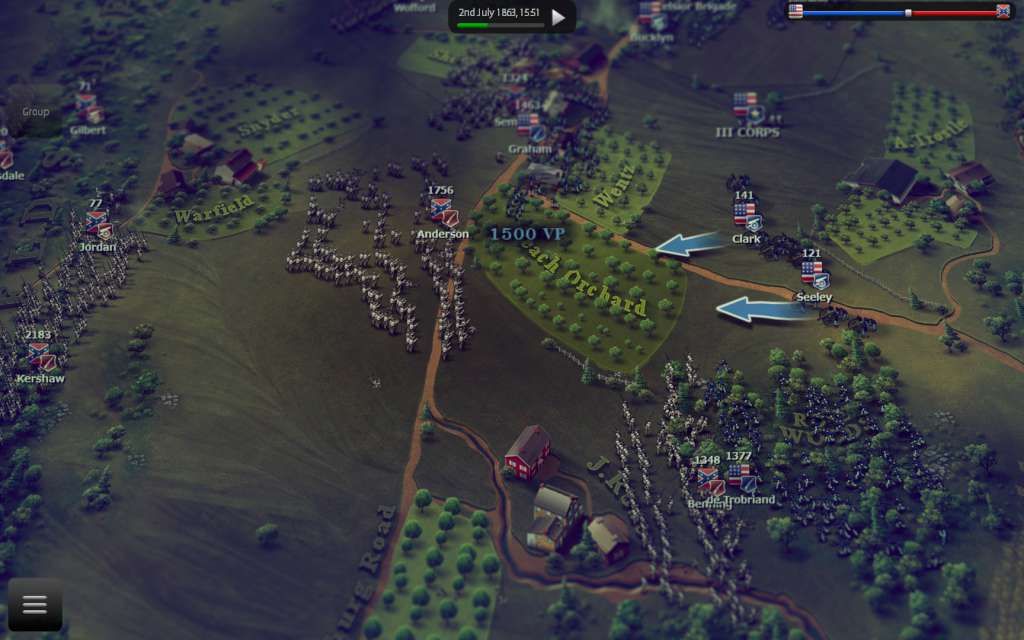 Ultimate General: Gettysburg XBOX One / Xbox Series X|S CD Key
