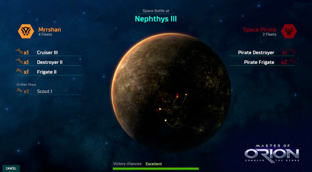 Master of Orion Steam Account