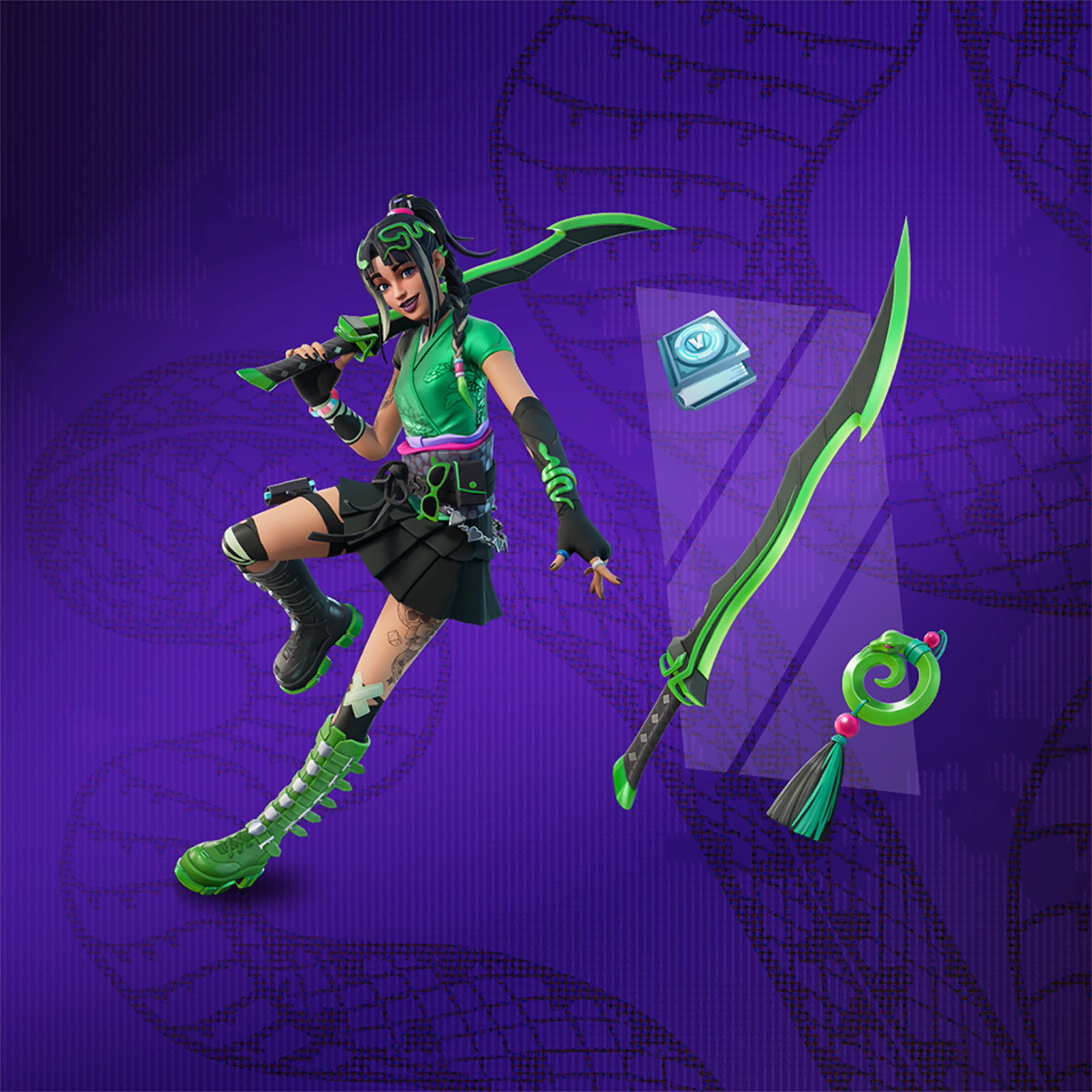 Fortnite - Hiss Clique Quest Pack + 1000 V-Bucks Challenge DLC AR XBOX One / Xbox Series X|S CD Key