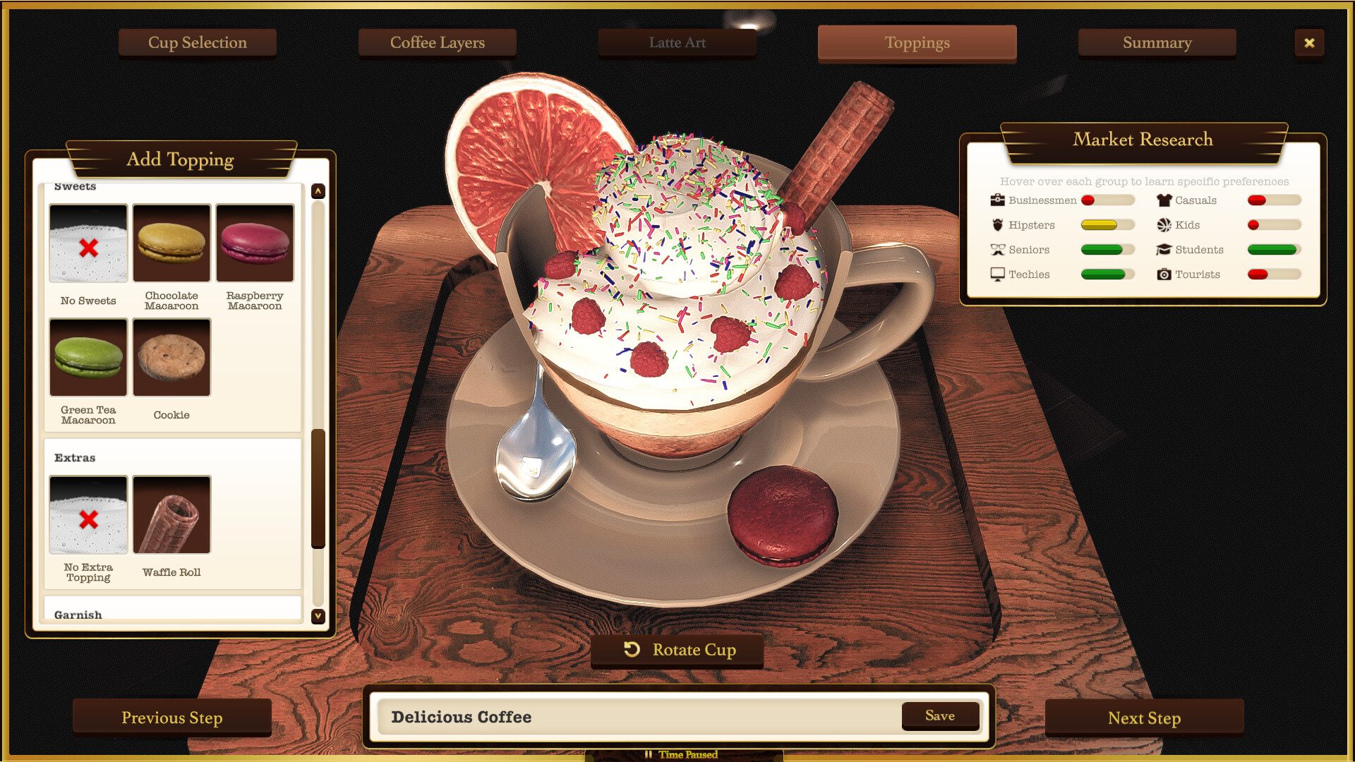 Espresso Tycoon Steam Account