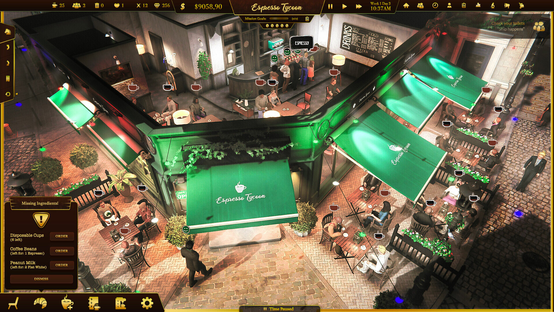 Espresso Tycoon Steam Account