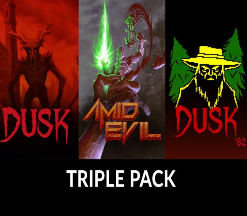 DUSK & AMID EVIL & DUSK '82 Ultimate Edition Triple Pack Bundle PC Ste