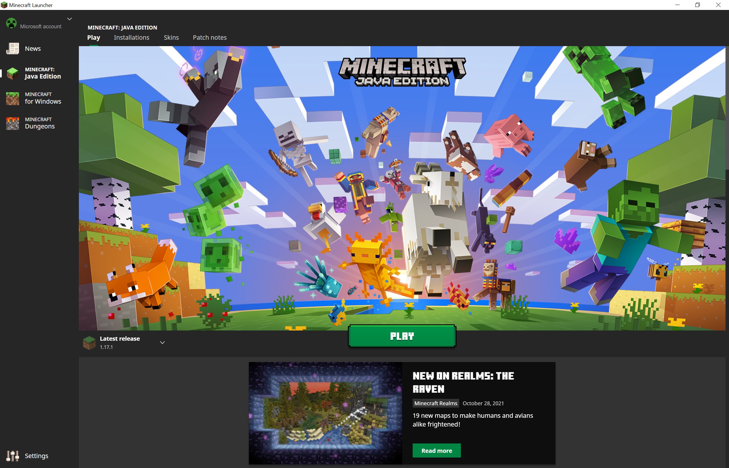 Minecraft: Java & Bedrock Edition PC Windows Account