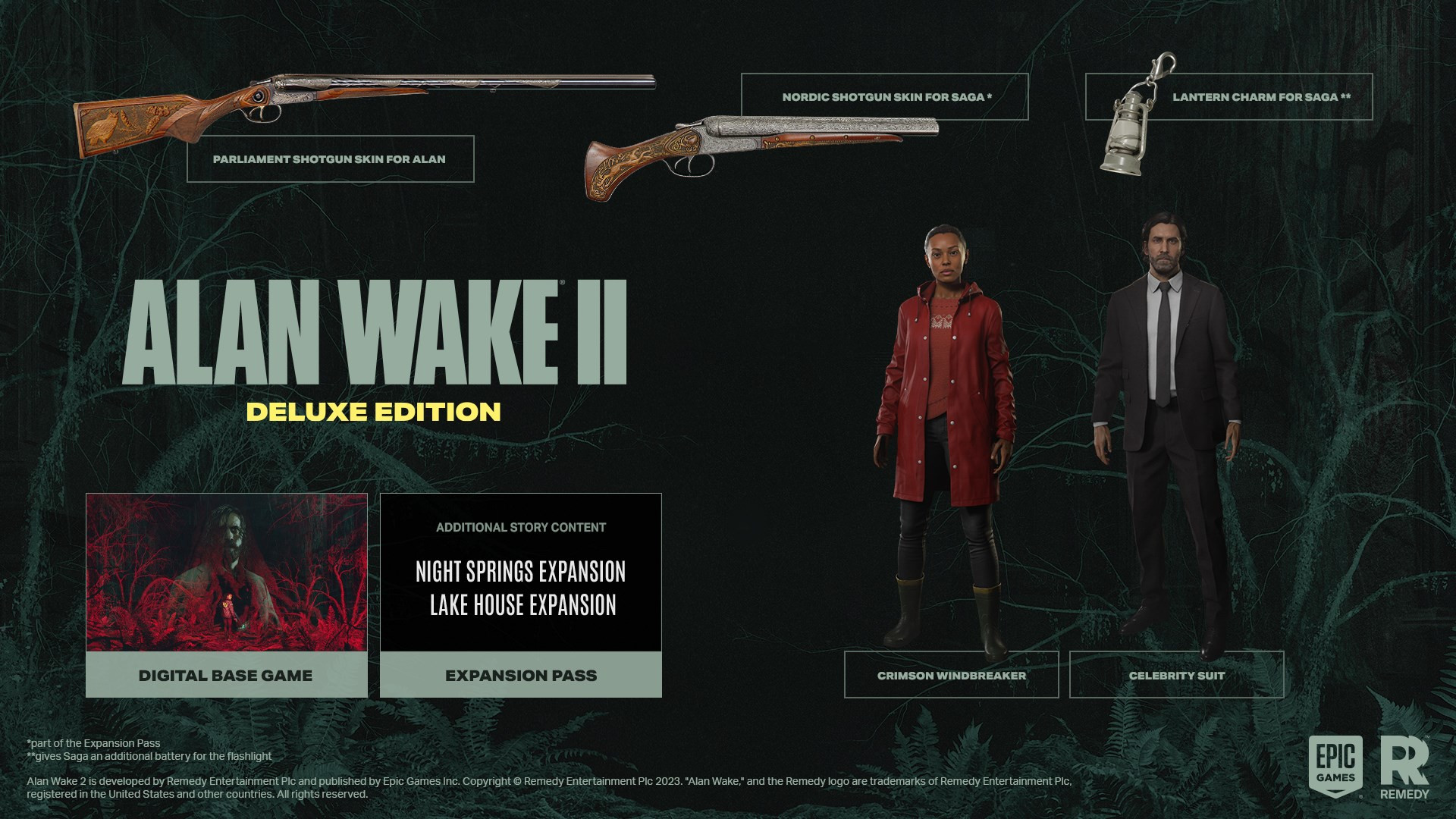 Alan Wake 2 Deluxe Edition Epic Games Account
