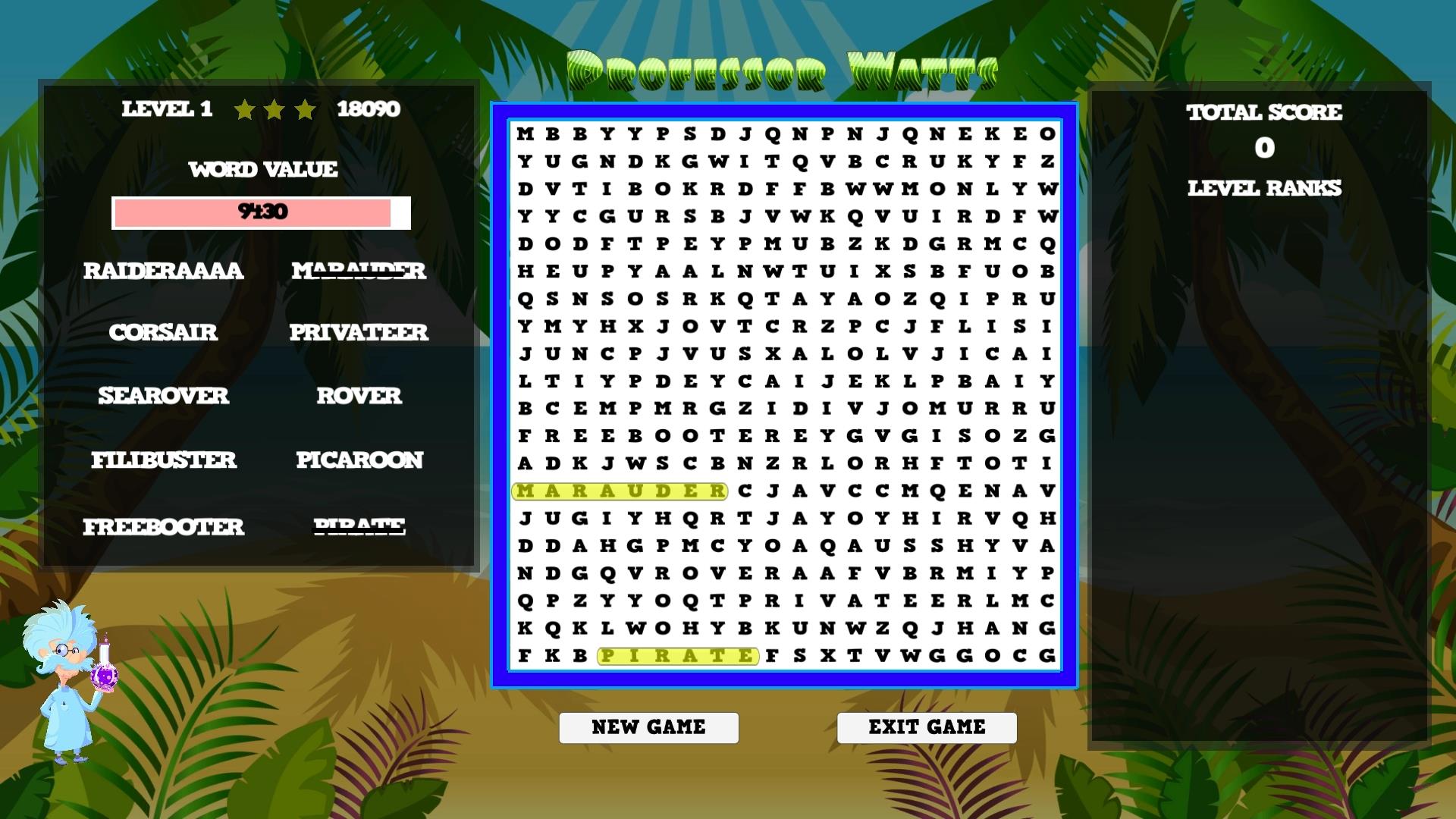 Professor Watts Word Search: Pirates Life Steam CD Key