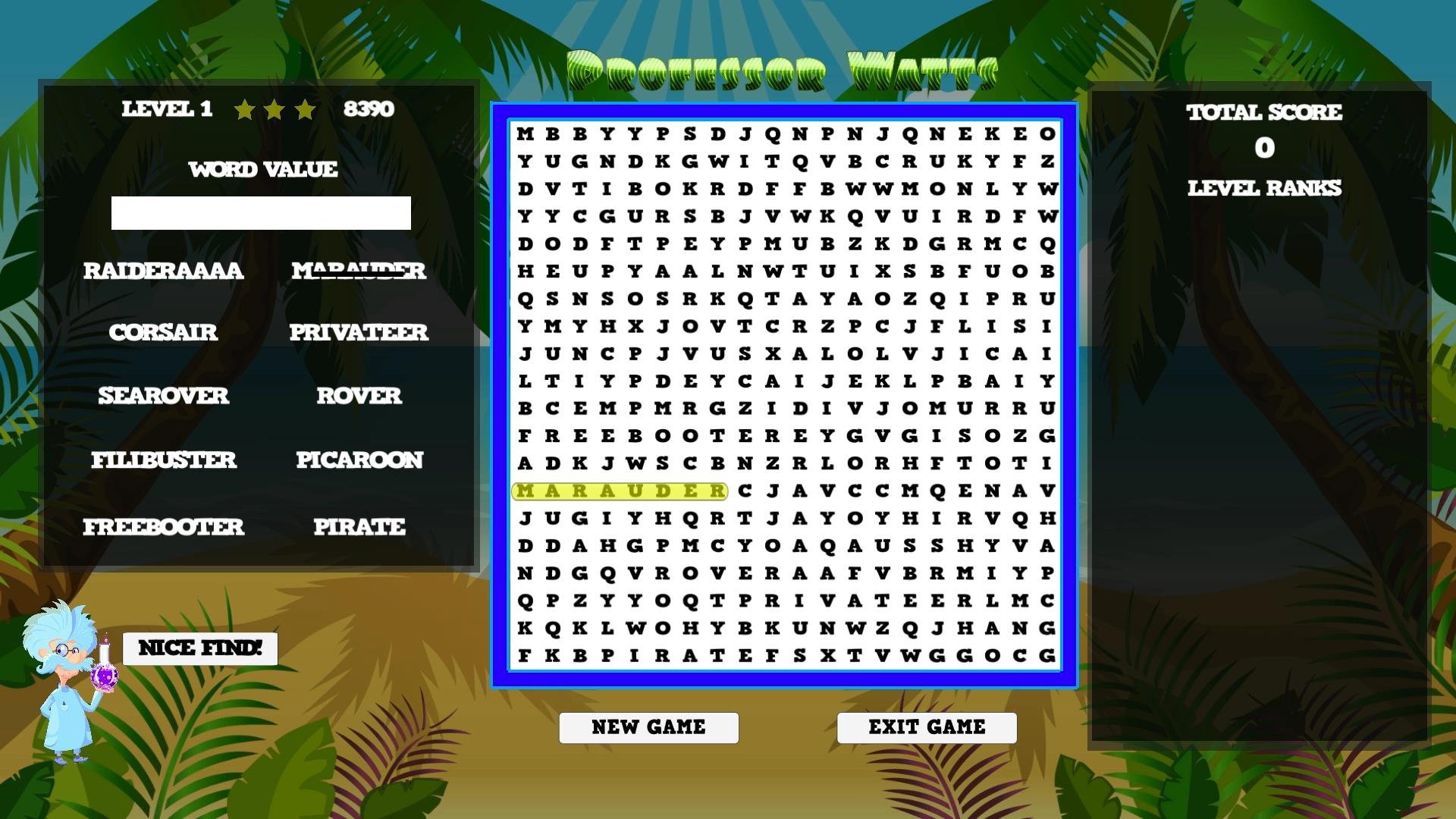 Professor Watts Word Search: Pirates Life Steam CD Key