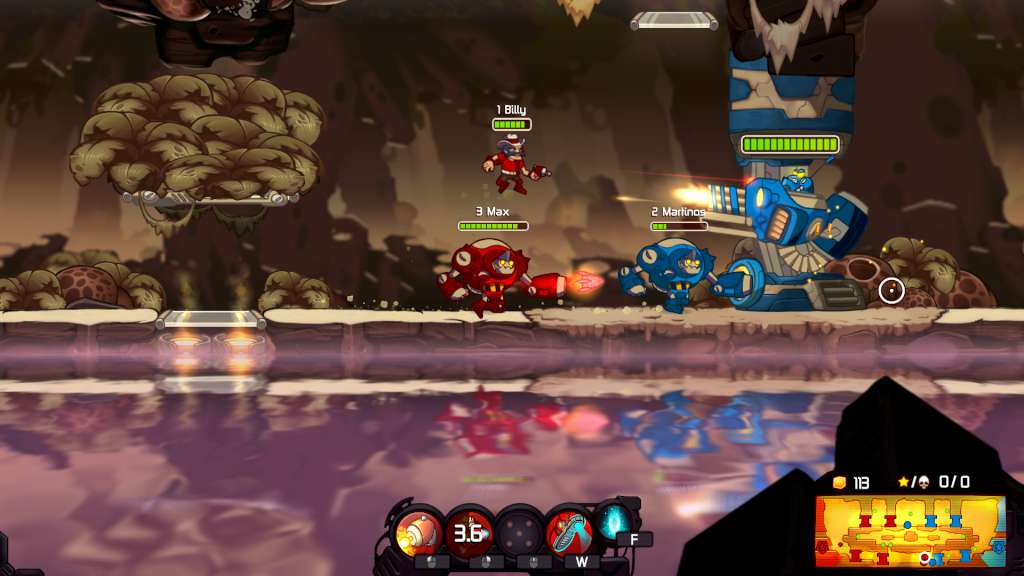 Awesomenauts + 3 Character DLCs Bundle Steam CD Key