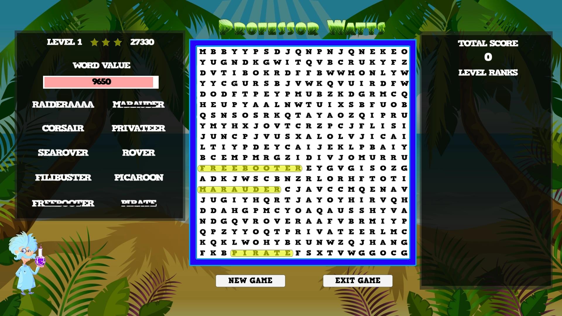Professor Watts Word Search: Pirates Life Steam CD Key