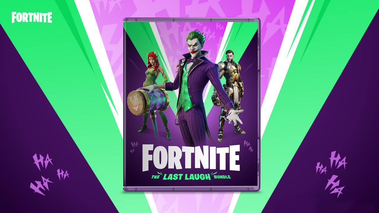 Fortnite - Last Laugh Bundle + 1000 V-Bucks PS5 Account