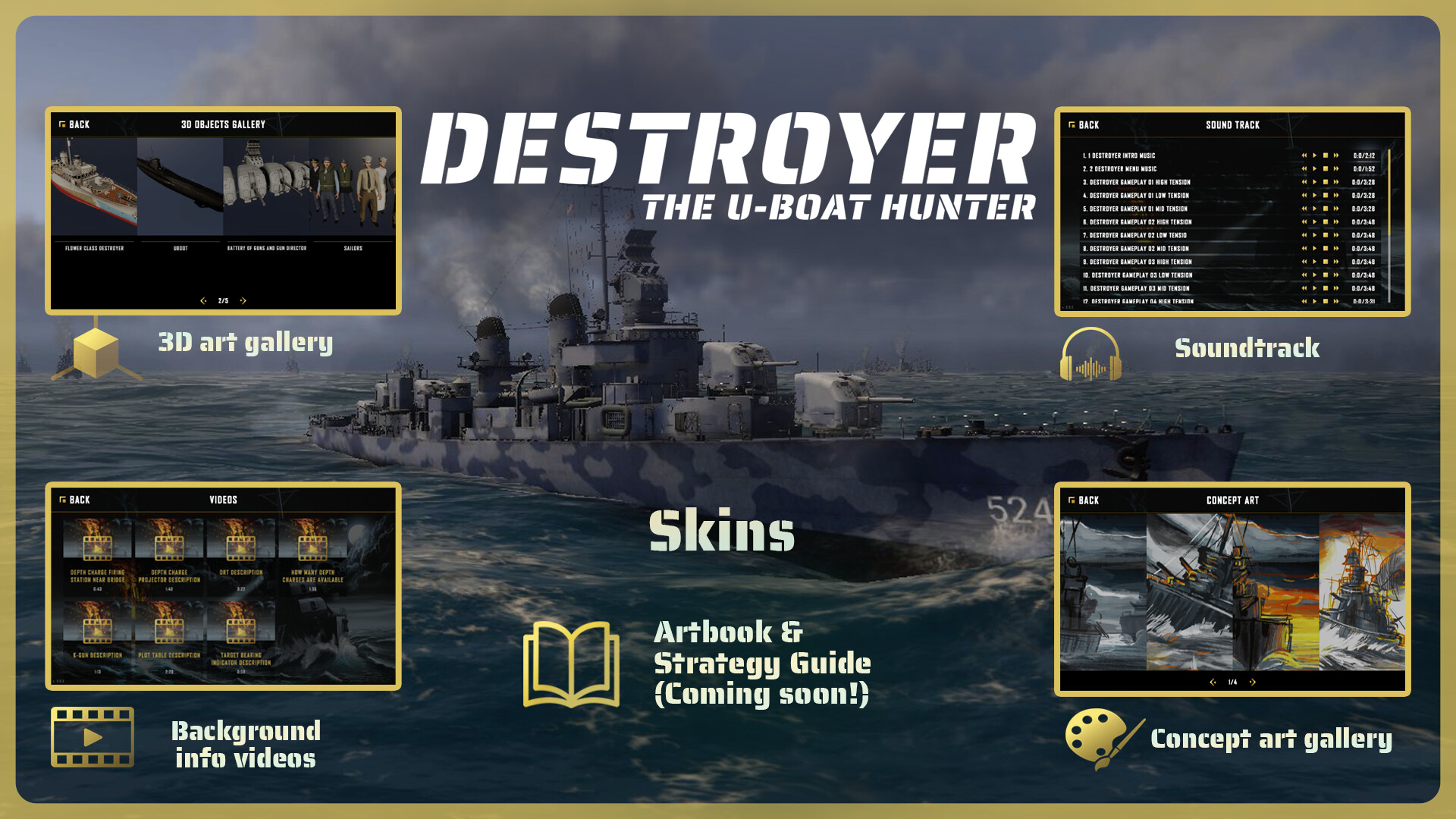 Destroyer: The U-Boat Hunter - Supporter Pack DLC Steam CD Key