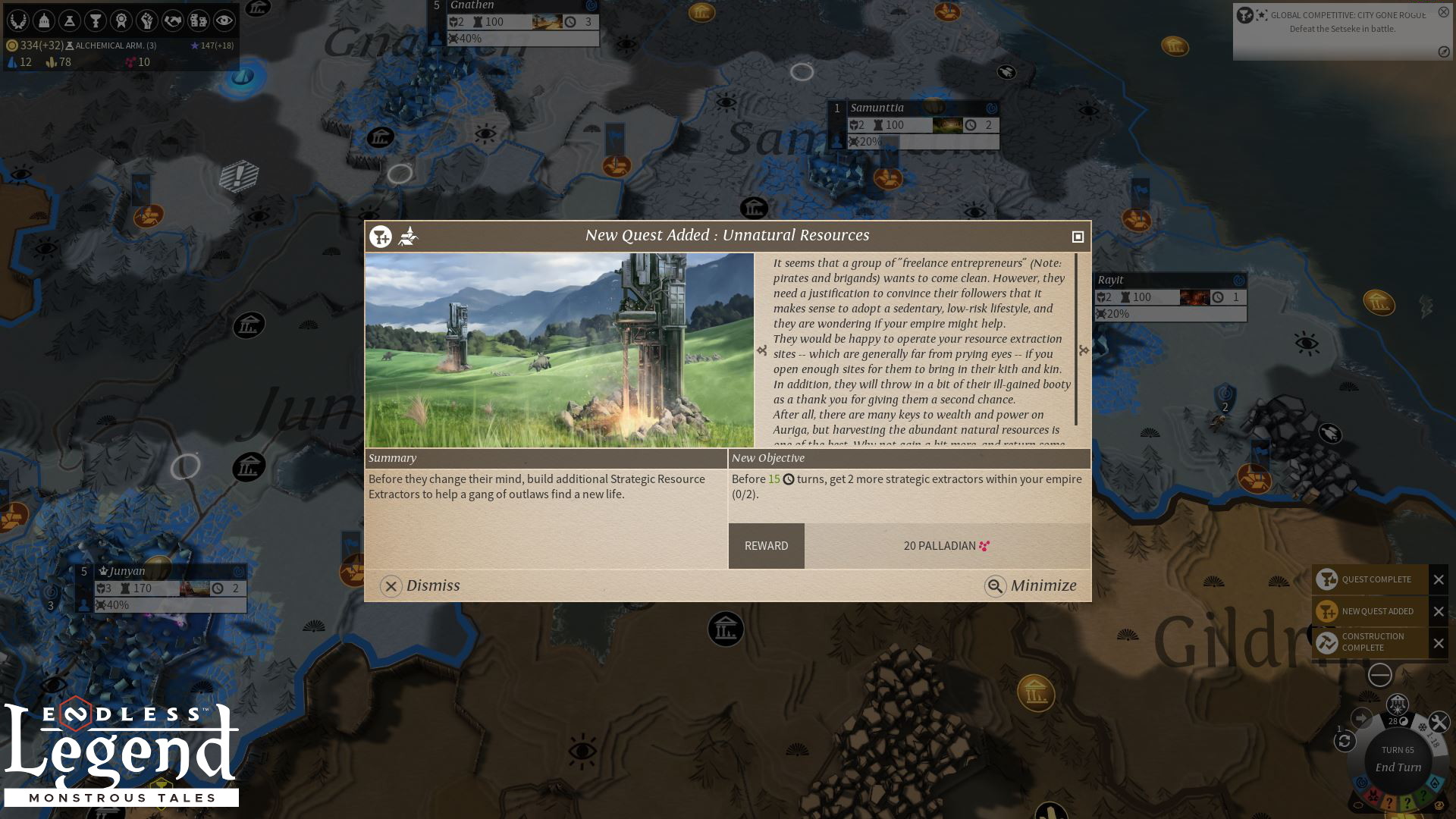 Endless Legend - Monstrous Tales DLC Steam CD Key