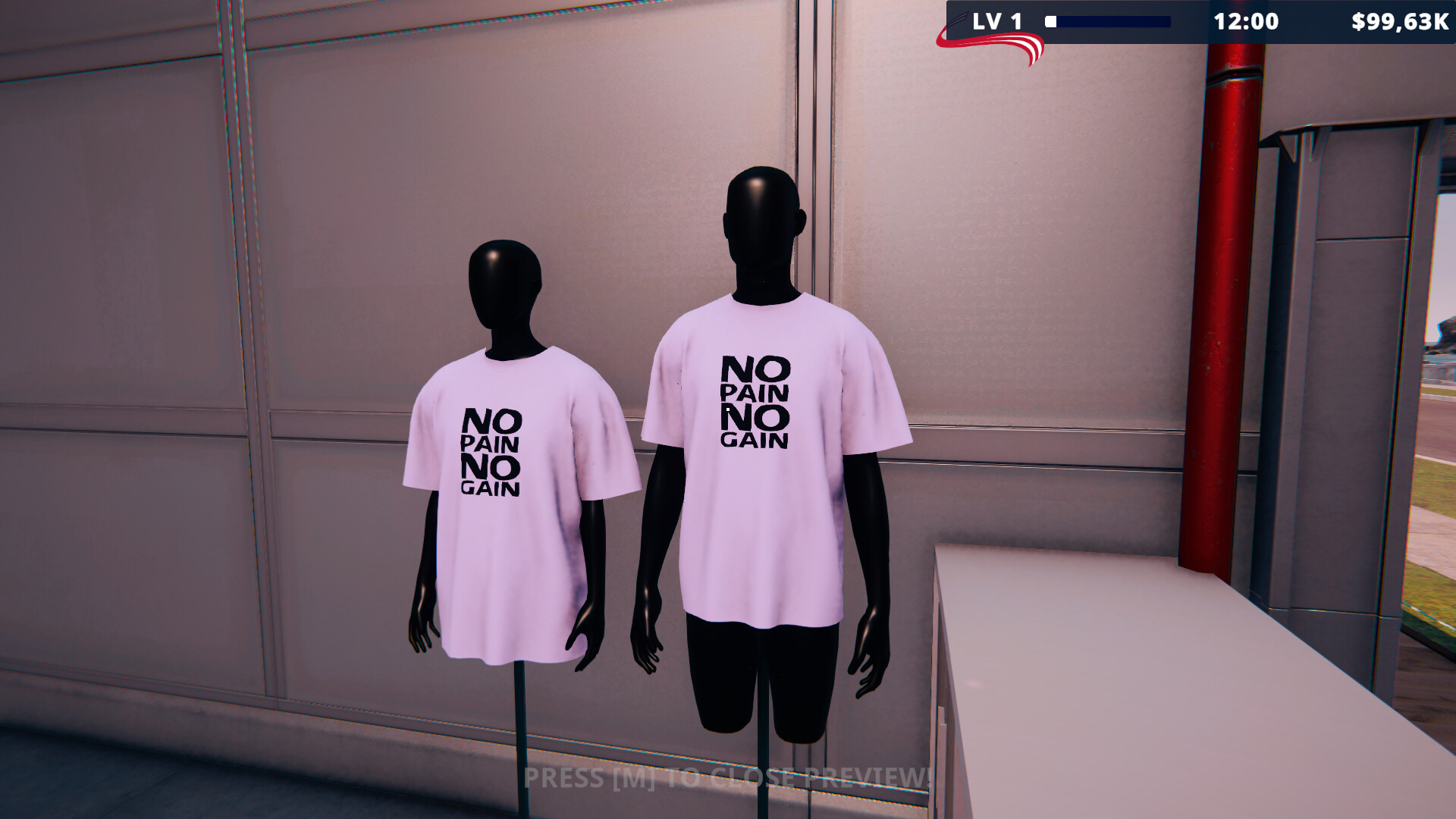 Factory Outlet Simulator PC Steam Account