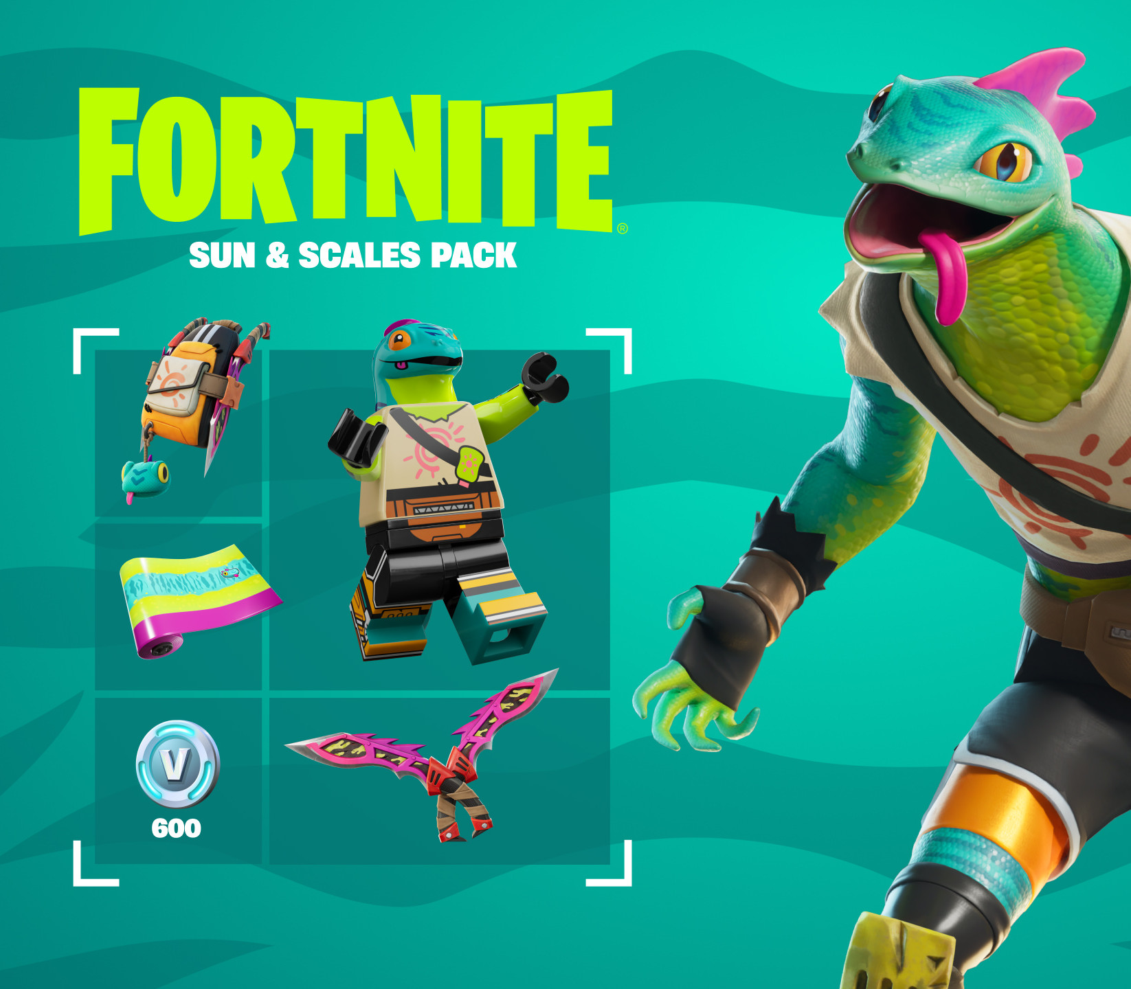 Fortnite - Sun & Scales Pack DLC ZA XBOX One / Xbox Series X|S CD Key