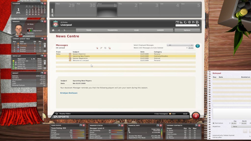 FIFA Manager 10 PC EA App Account