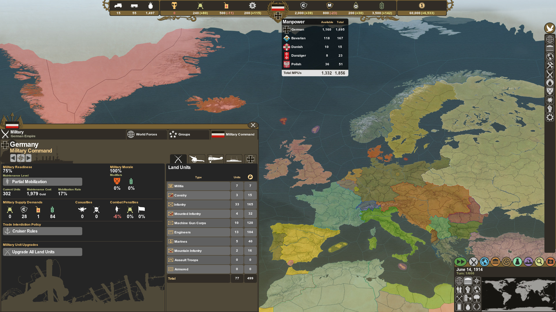 Making History: The First World War EU PC Steam CD Key