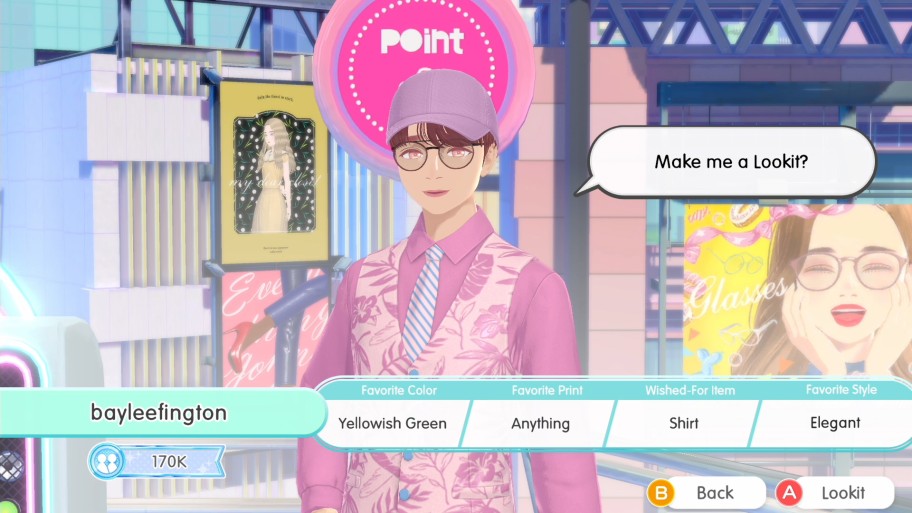Fashion Dreamer Nintendo Switch Access