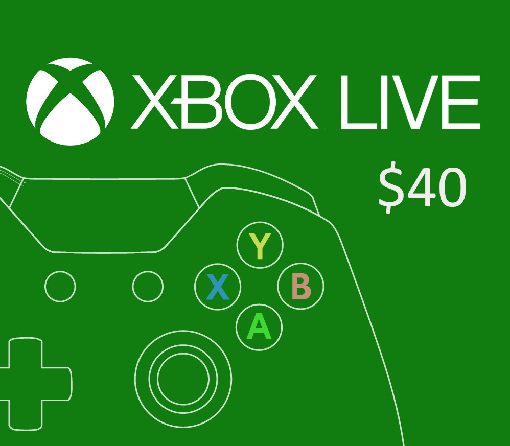 XBOX Live $40 Prepaid Card CA