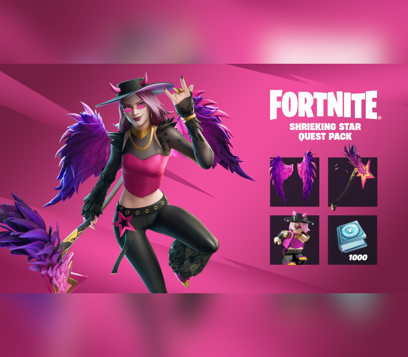 Fortnite - Shrieking Star Quest Pack DLC EU XBOX One / Xbox Series X|S CD Key