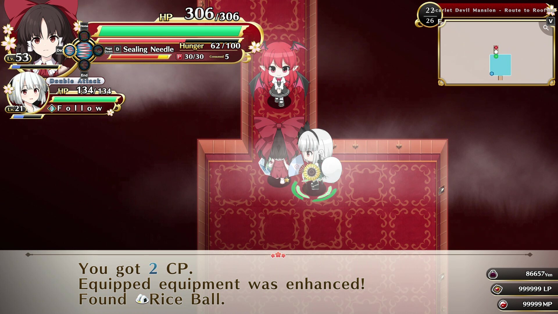 Touhou Genso Wanderer -FORESIGHT- PC Steam Account