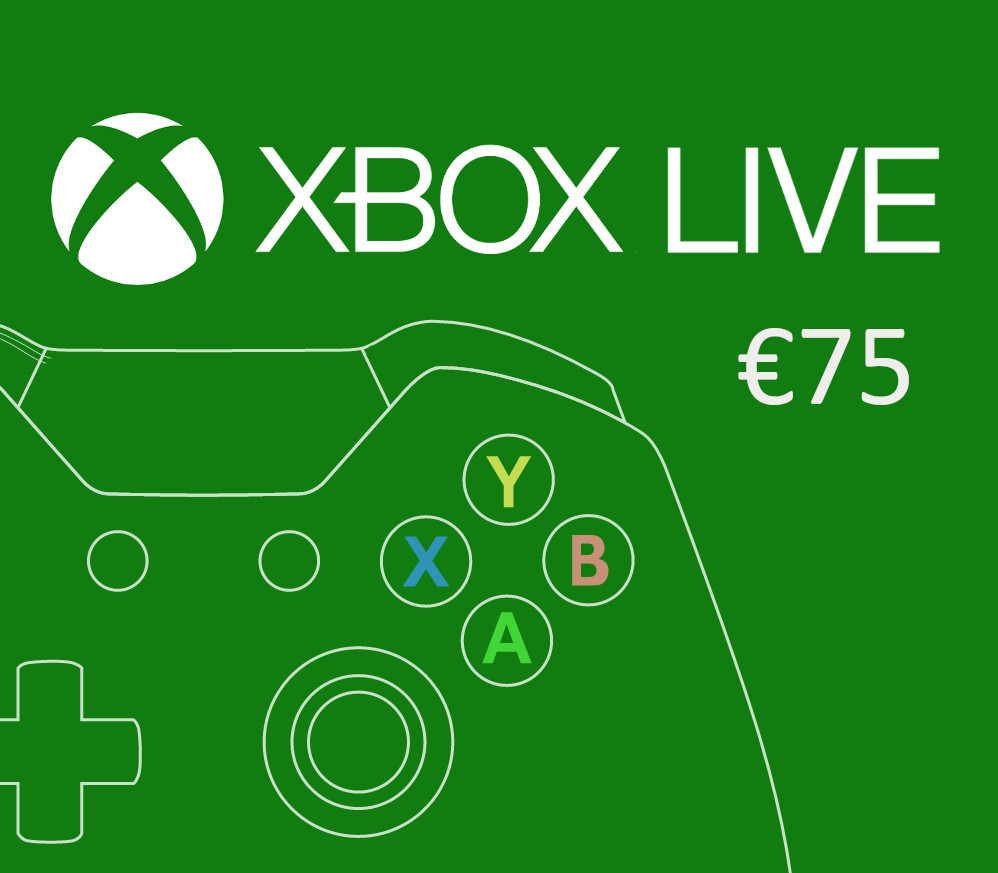 XBOX Live €75 Prepaid Card FR
