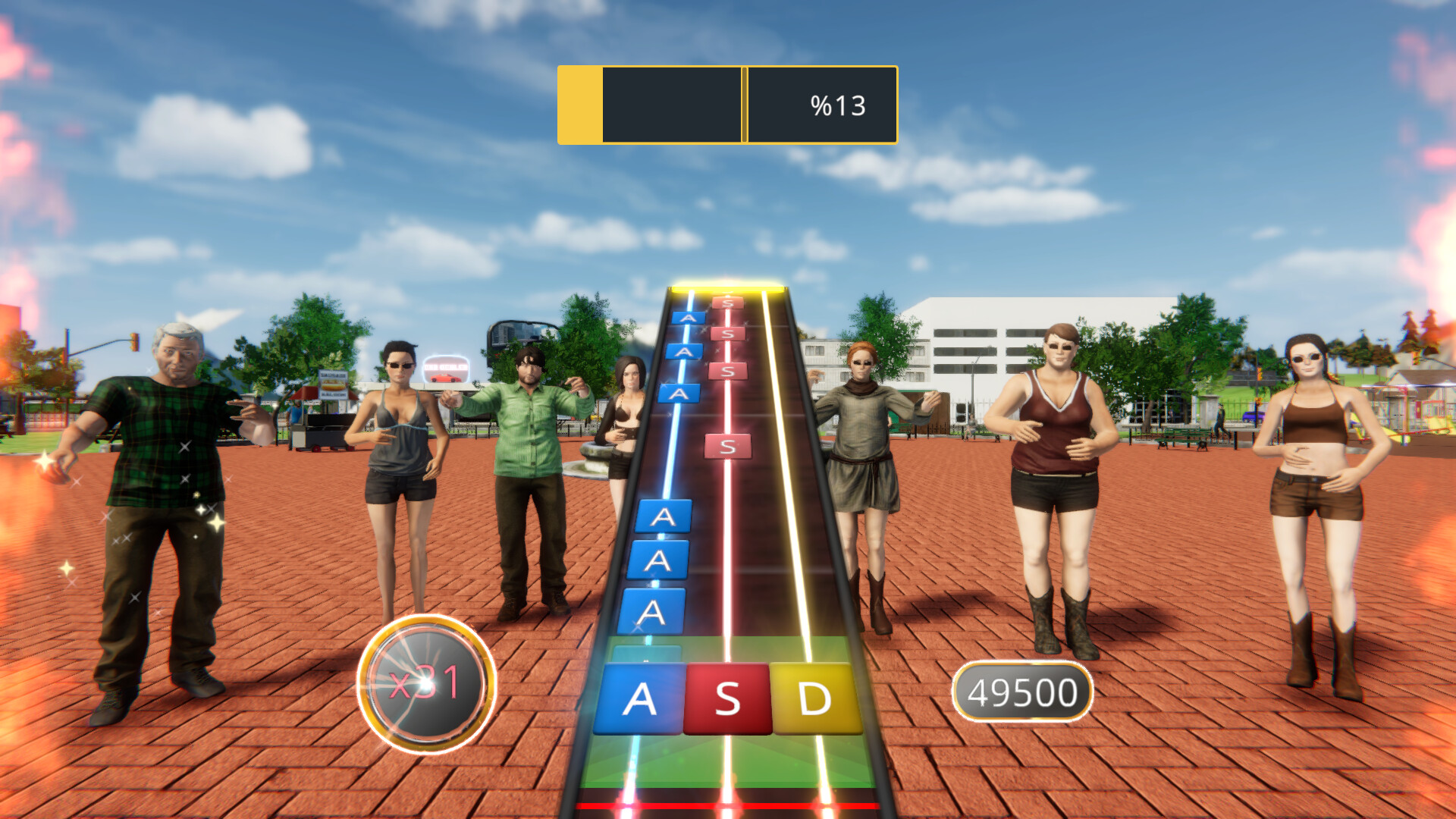 Rock Star Life Simulator PC Steam Account