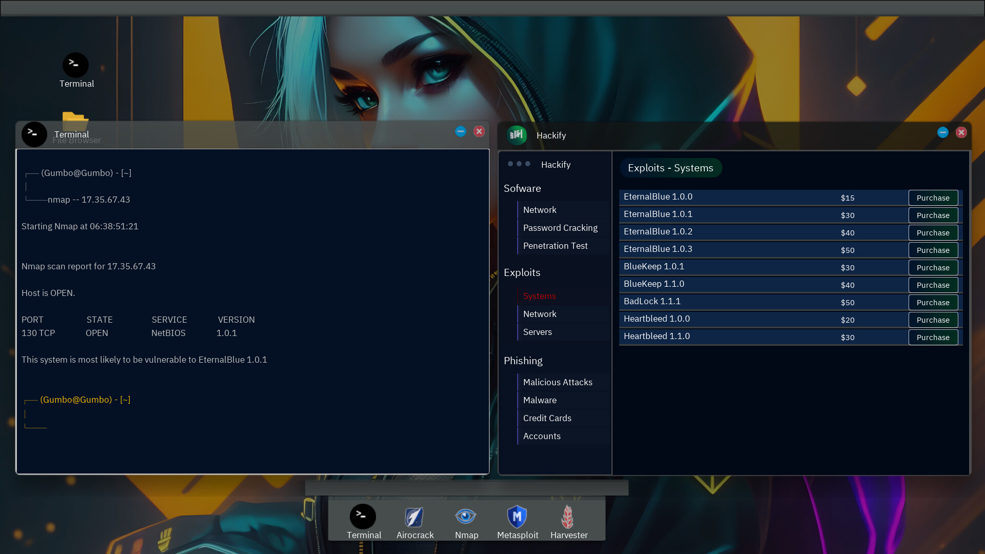 Anonymous Hacker Simulator PC Steam Account