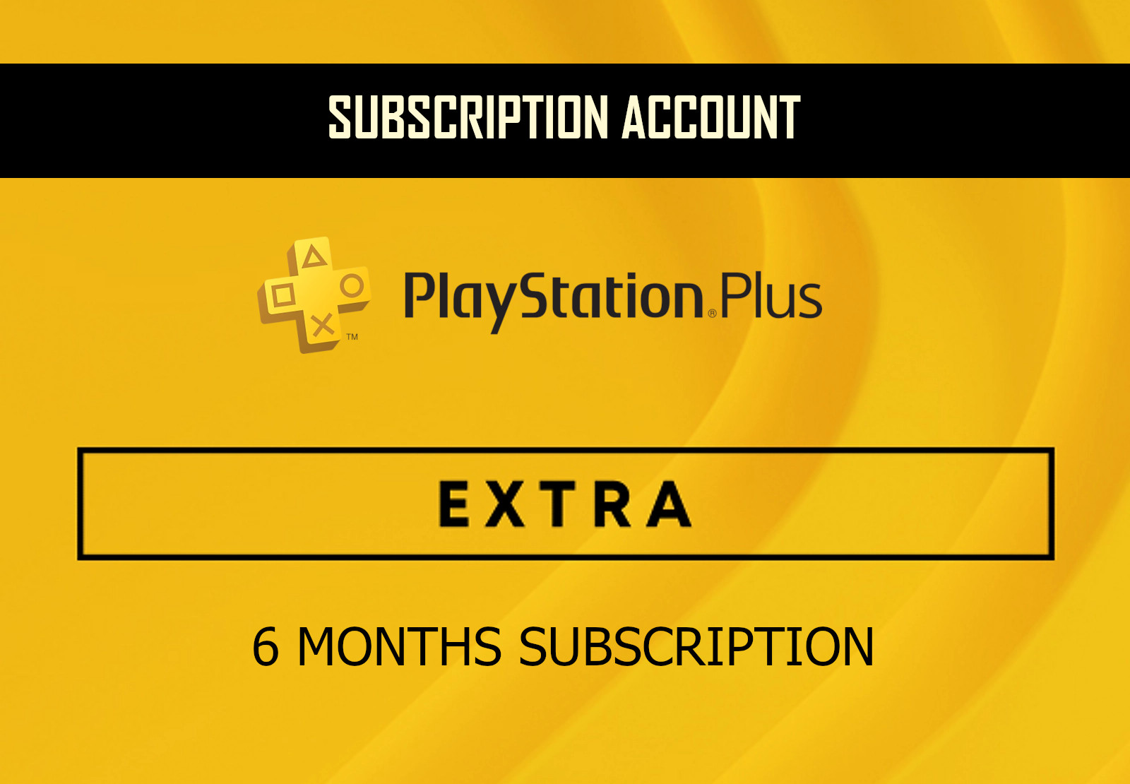 PlayStation Plus Extra 6 Months Subscription ACCOUNT