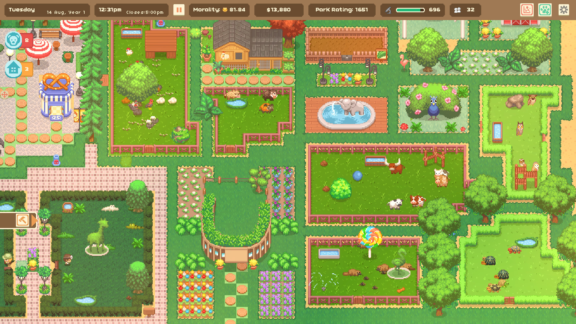 Let's Build a Zoo PC Steam Account