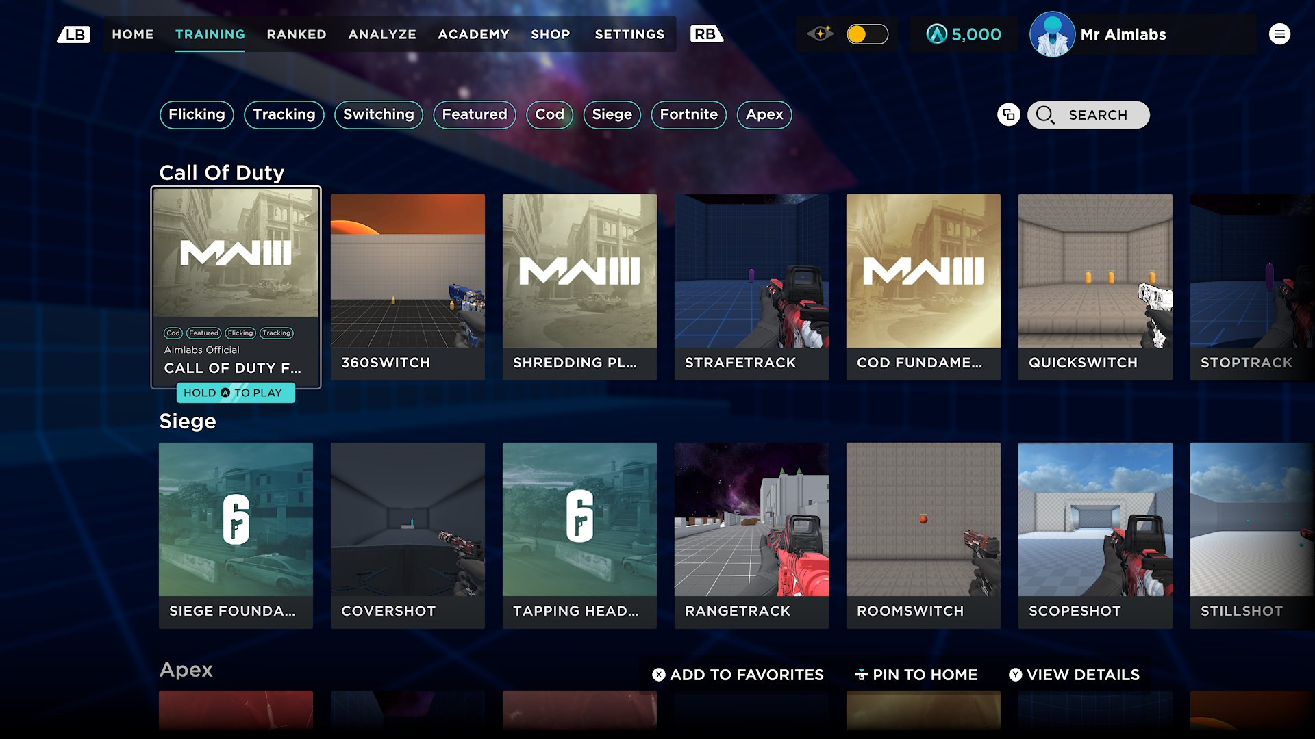 Aimlabs Professional Edition XBOX One / Xbox Series X|S Account