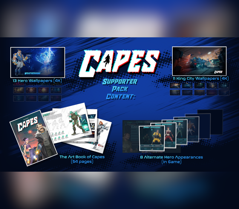 Capes - Supporter Pack DLC PC Steam Klucz cyfrowy