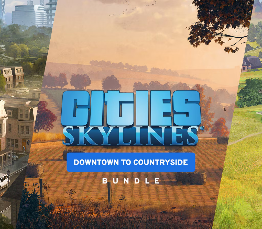 Cities: Skylines - Downtown to Countryside Bundle DLC PC Steam CD Key