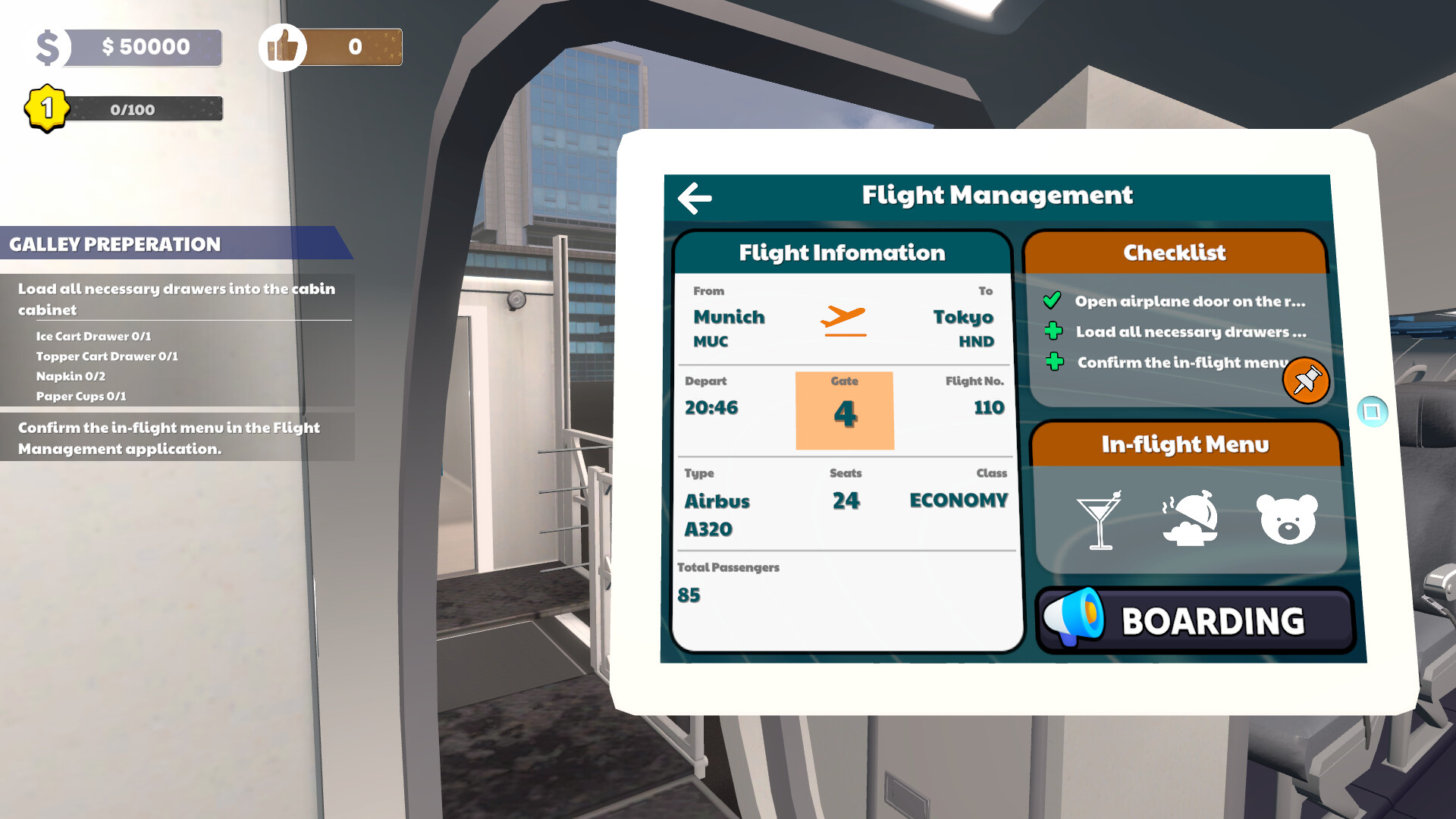 Cabin Crew Life Simulator PC Steam Account